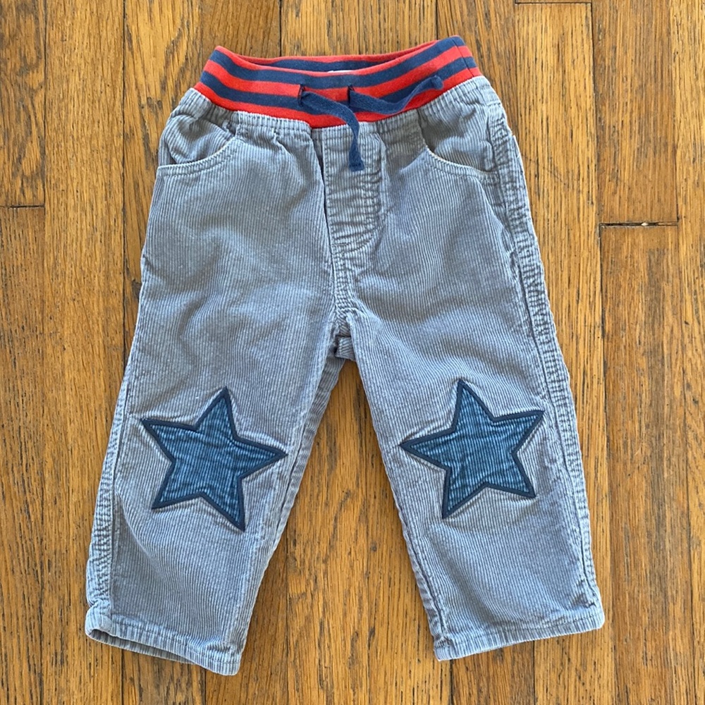 Mini‎ Baby Boden Star Knee Patch Cords 18-24 months